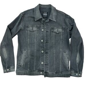 Denim Stretch Jacket in Charcoal Grey